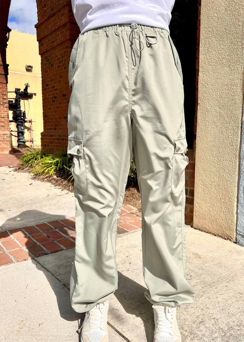 Stick With It Cargo Pants - Khaki Pants MerciGrace Boutique.