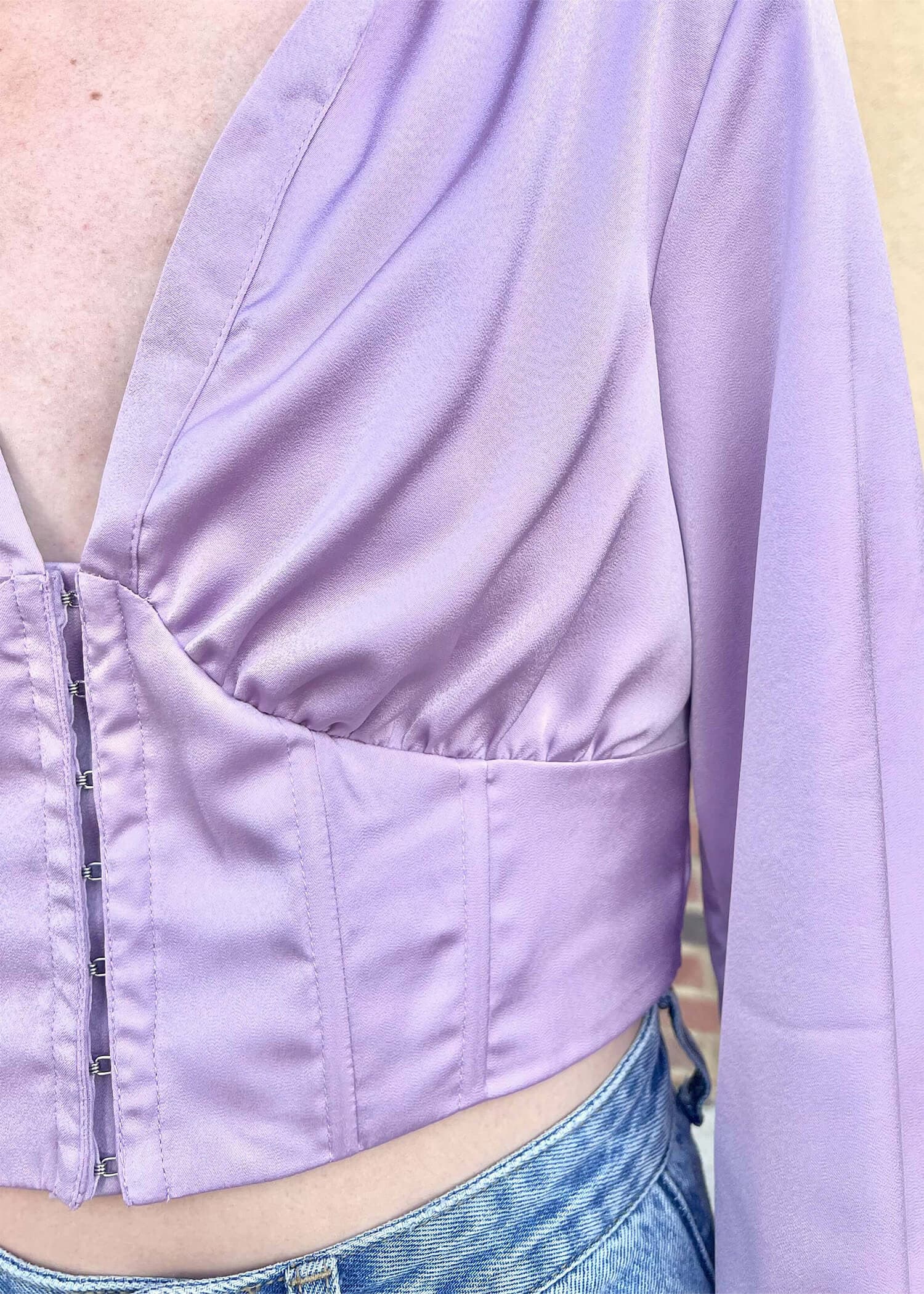 Still In Love With You Top - Lavender Tops MerciGrace Boutique.