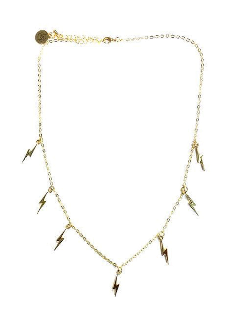 Struck By You Necklace - Gold Necklace MerciGrace Boutique.
