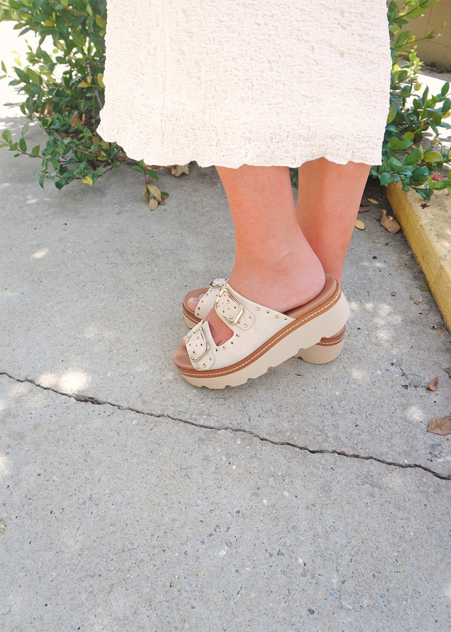 Summer Love Sandal - Tan Shoes MerciGrace Boutique.