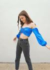 Take It On Top - Royal Blue Top MerciGrace Boutique.