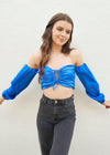 Take It On Top - Royal Blue Top MerciGrace Boutique.