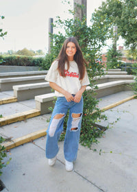 Take Me Home Tee - Cream T-Shirt MerciGrace Boutique.