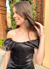 Tell Me You Love Me Mini Dress - Black - MerciGrace BoutiqueDress