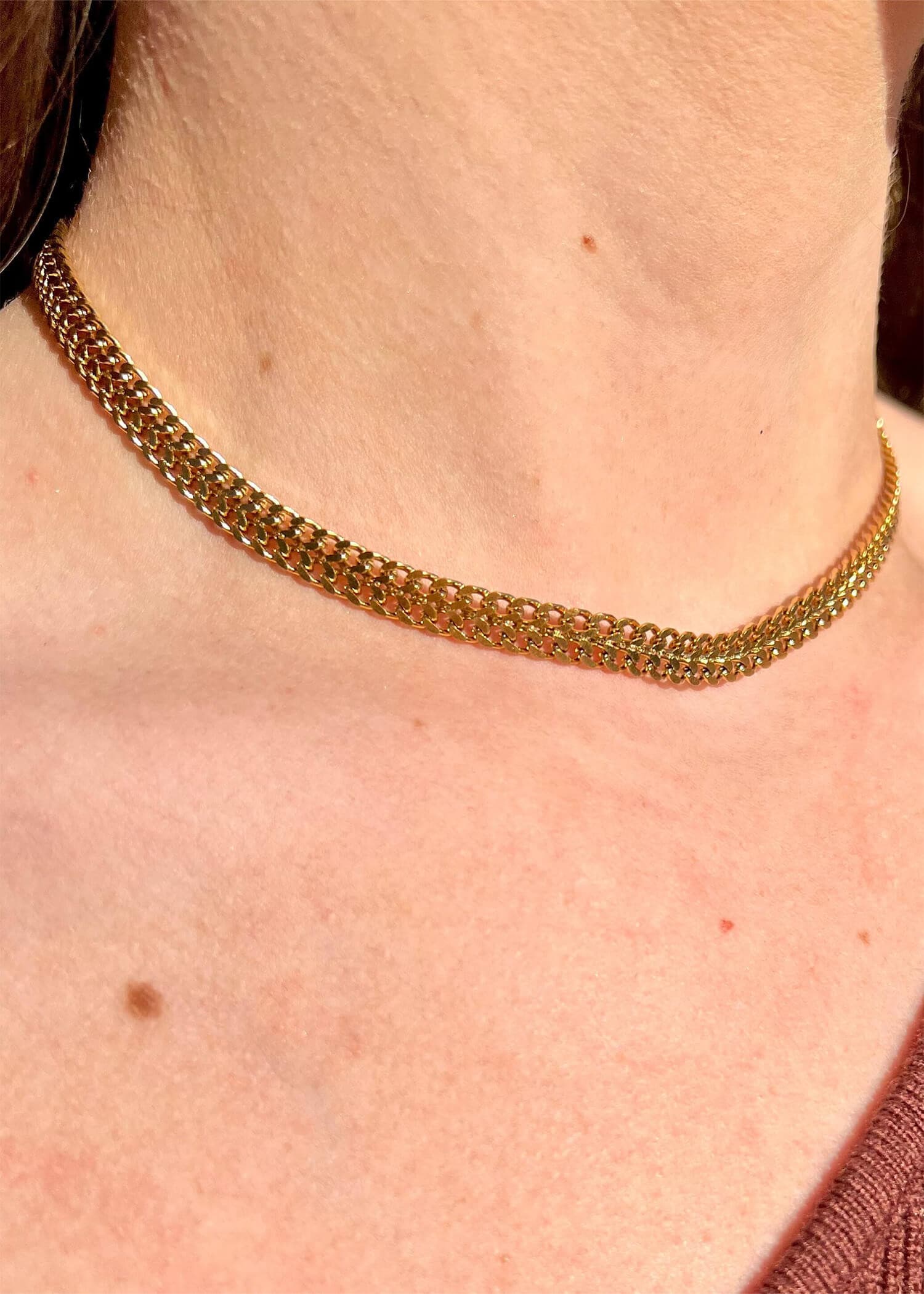 Teller Layering Necklace - Gold Necklace MerciGrace Boutique.
