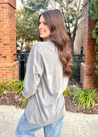 The Best Time Of Year Tee - Grey T-Shirt MerciGrace Boutique.