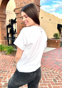The Blonde Tee - White T-Shirt MerciGrace Boutique.