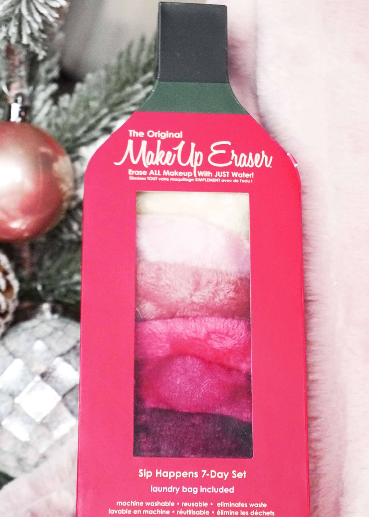 The Original MakeUp Eraser Sip Happens 7-Day Set - Wine Health & Beauty MerciGrace Boutique.