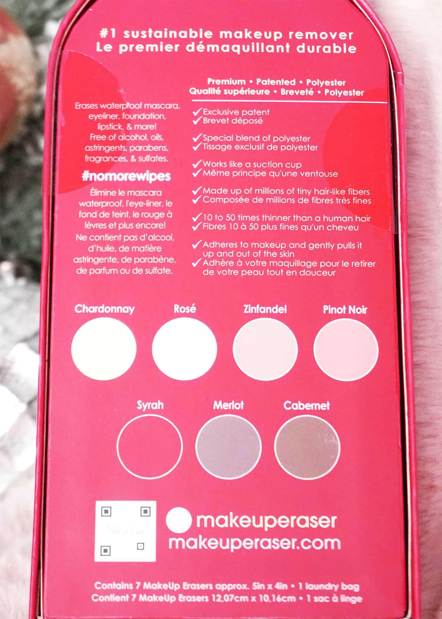 The Original MakeUp Eraser Sip Happens 7-Day Set - Wine Health & Beauty MerciGrace Boutique.
