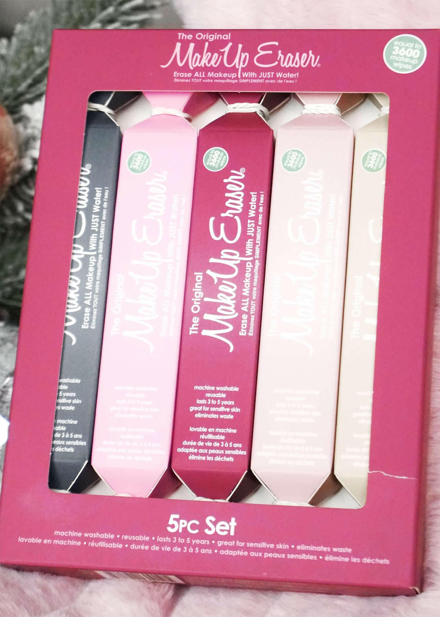 The Original MakeUp Eraser 5pc Set - All Wrapped Up Accessories MerciGrace Boutique.
