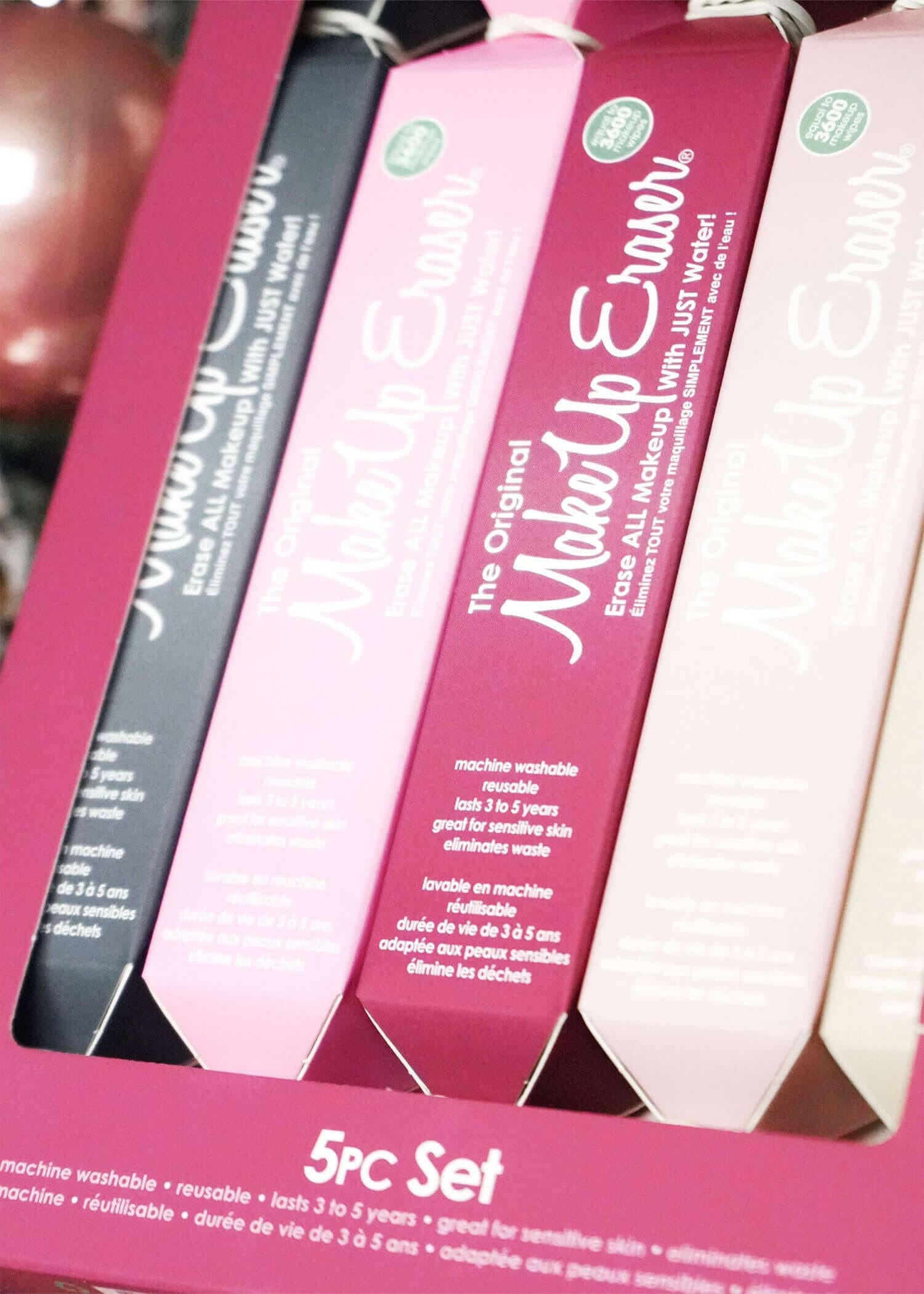 The Original MakeUp Eraser 5pc Set - All Wrapped Up Accessories MerciGrace Boutique.