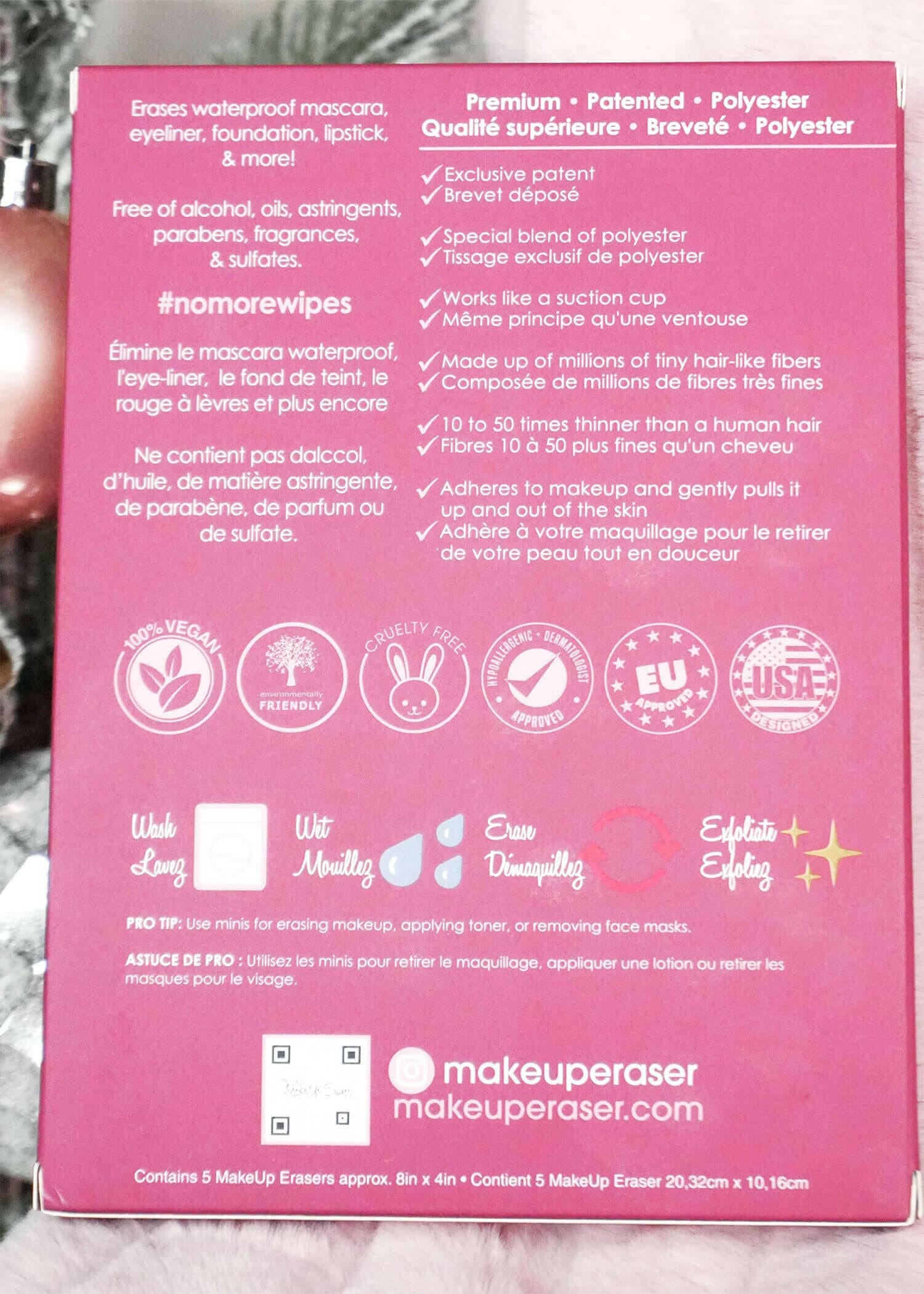 The Original MakeUp Eraser 5pc Set - All Wrapped Up Accessories MerciGrace Boutique.