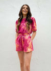 To Dye For Loungewear Set - Magenta Multi Set MerciGrace Boutique.
