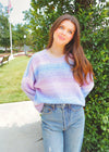 What A Dream Sweater - Purple Multi Tops MerciGrace Boutique.
