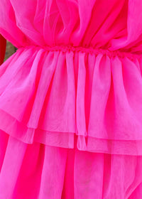 What A Power Move Dress - Hot Pink Dress MerciGrace Boutique.