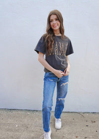 Wild Mama Tee - Black T-Shirt MerciGrace Boutique.