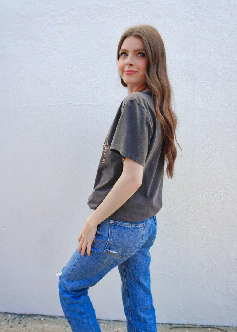 Wild Mama Tee - Black T-Shirt MerciGrace Boutique.
