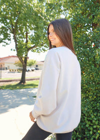 Wishing On A Star Sweatshirt - Cream/Multi Sweatshirt MerciGrace Boutique.