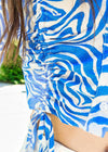 Worth The Wait Top - Blue Tops MerciGrace Boutique.