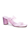Yippy Slide Sandal - Pink Shoes MerciGrace Boutique.